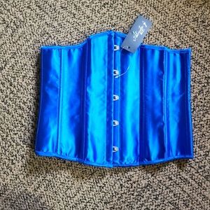 M; NWT BLUE CORSET